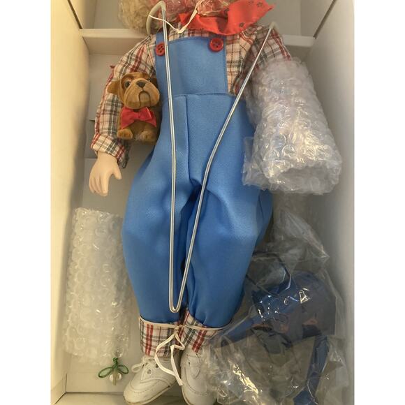 13” William Tung Porcelain Doll - Sandy Brand New In OG Box - Picture 3 of 4